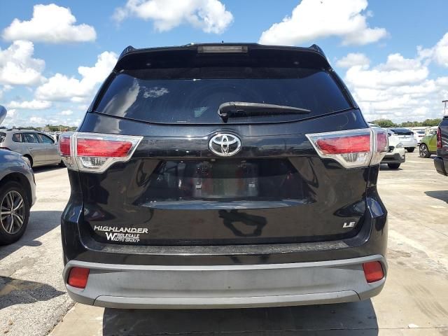 2016 Toyota Highlander LE