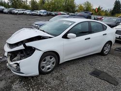 Dodge Dart salvage cars for sale: 2015 Dodge Dart SE