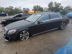 Mercedes-Benz s-Class salvage cars for sale: 2019 Mercedes-Benz S 560 4matic