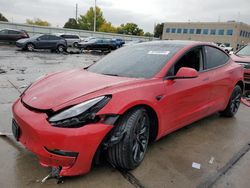 Tesla Model 3 salvage cars for sale: 2022 Tesla Model 3