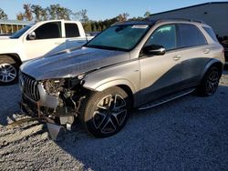 Mercedes-Benz salvage cars for sale: 2021 Mercedes-Benz GLE AMG 53 4matic