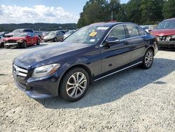 Mercedes-Benz c-Class salvage cars for sale: 2015 Mercedes-Benz C 300 4matic