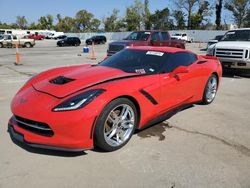 Chevrolet Corvette salvage cars for sale: 2015 Chevrolet Corvette Stingray 1LT