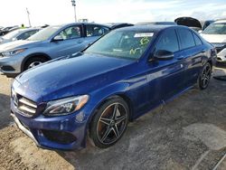 Mercedes-Benz c-Class salvage cars for sale: 2018 Mercedes-Benz C300