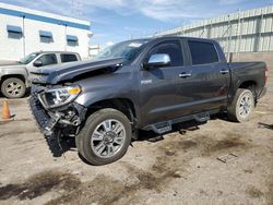 Toyota Tundra salvage cars for sale: 2021 Toyota Tundra Crewmax 1794