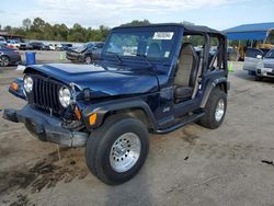 Jeep Wrangler salvage cars for sale: 2000 Jeep Wrangler / TJ SE