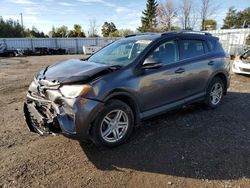 Salvage cars for sale from Copart Bowmanville, ON: 2016 Toyota Rav4 XLE