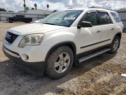 Salvage cars for sale from Copart Mercedes, TX: 2010 GMC Acadia SL