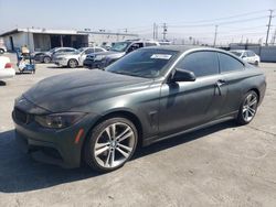 BMW 4 Series salvage cars for sale: 2015 BMW 428 I