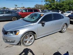 Volkswagen Passat salvage cars for sale: 2013 Volkswagen Passat SEL