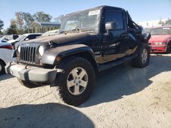 Jeep Wrangler salvage cars for sale: 2009 Jeep Wrangler Unlimited Sahara