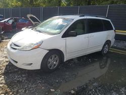 Toyota Sienna ce salvage cars for sale: 2010 Toyota Sienna CE