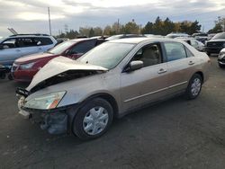 Honda salvage cars for sale: 2003 Honda Accord LX