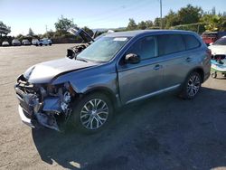 Mitsubishi salvage cars for sale: 2018 Mitsubishi Outlander ES