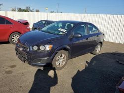 Chevrolet Sonic salvage cars for sale: 2016 Chevrolet Sonic LT