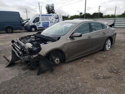 Chevrolet Malibu salvage cars for sale: 2020 Chevrolet Malibu LT