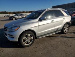 Mercedes-Benz salvage cars for sale: 2015 Mercedes-Benz ML 350 4matic