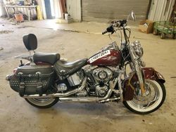 Harley-Davidson salvage cars for sale: 2014 Harley-Davidson Flstc Heritage Softail Classic