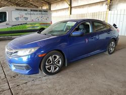 Honda salvage cars for sale: 2017 Honda Civic LX