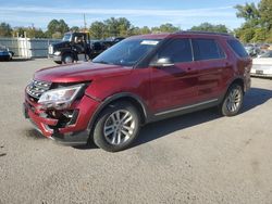 Ford Explorer salvage cars for sale: 2017 Ford Explorer XLT