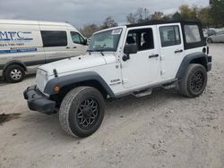 Jeep Wrangler salvage cars for sale: 2018 Jeep Wrangler Unlimited Sport