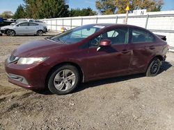 Honda Civic salvage cars for sale: 2013 Honda Civic LX