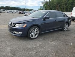 Volkswagen Passat salvage cars for sale: 2015 Volkswagen Passat SE