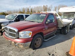 Dodge salvage cars for sale: 2007 Dodge RAM 3500 SLT