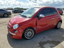 Fiat 500 salvage cars for sale: 2012 Fiat 500 Lounge