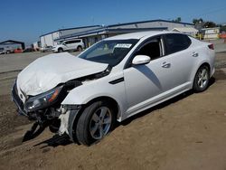 KIA Optima salvage cars for sale: 2015 KIA Optima LX