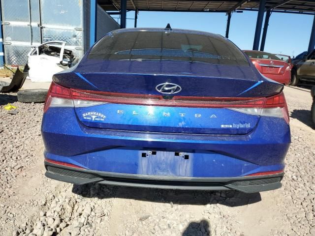 2022 Hyundai Elantra Blue