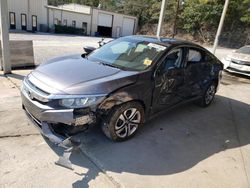 Honda Civic salvage cars for sale: 2017 Honda Civic LX