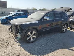 Vehiculos salvage en venta de Copart Kansas City, KS: 2015 Jeep Grand Cherokee Overland