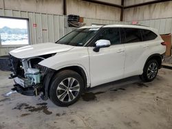 Toyota Highlander salvage cars for sale: 2021 Toyota Highlander XLE