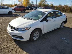 Honda Civic salvage cars for sale: 2015 Honda Civic LX