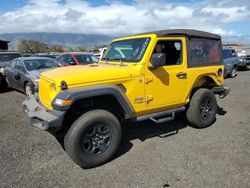 Jeep salvage cars for sale: 2019 Jeep Wrangler Sport