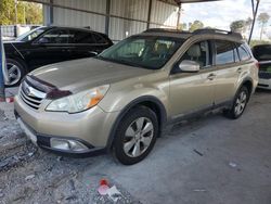 Salvage cars for sale from Copart Cartersville, GA: 2010 Subaru Outback 2.5I Limited