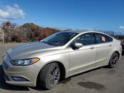 Ford Fusion salvage cars for sale: 2018 Ford Fusion S