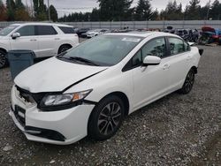 Honda salvage cars for sale: 2015 Honda Civic EX