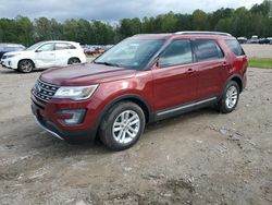 Ford Explorer salvage cars for sale: 2017 Ford Explorer XLT