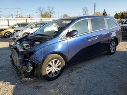 Honda Odyssey exl salvage cars for sale: 2015 Honda Odyssey EXL