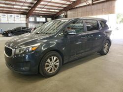 KIA salvage cars for sale: 2017 KIA Sedona LX