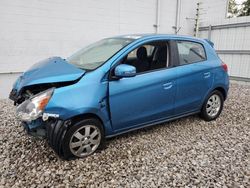 Mitsubishi Mirage salvage cars for sale: 2015 Mitsubishi Mirage ES