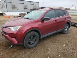 Salvage cars for sale from Copart Bismarck, ND: 2018 Toyota Rav4 LE