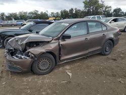 Volkswagen salvage cars for sale: 2012 Volkswagen Jetta Base