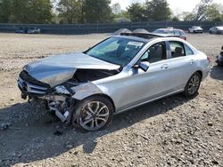 Mercedes-Benz c-Class salvage cars for sale: 2015 Mercedes-Benz C 300 4matic