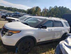 Ford Explorer salvage cars for sale: 2015 Ford Explorer Sport