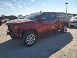 Chevrolet Silverado k1500 Custom Vehiculos salvage en venta: 2021 Chevrolet Silverado K1500 Custom