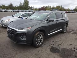 Hyundai Santa fe salvage cars for sale: 2020 Hyundai Santa FE SEL