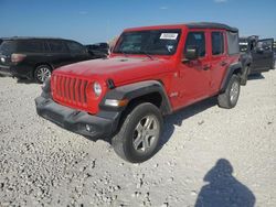 Jeep salvage cars for sale: 2019 Jeep Wrangler Unlimited Sport